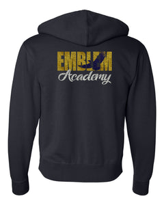 Glittered Out Zip Up Hoody